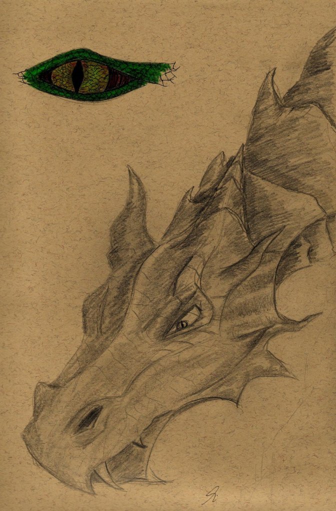 Dragon from Seraphina by Rachel Hartman