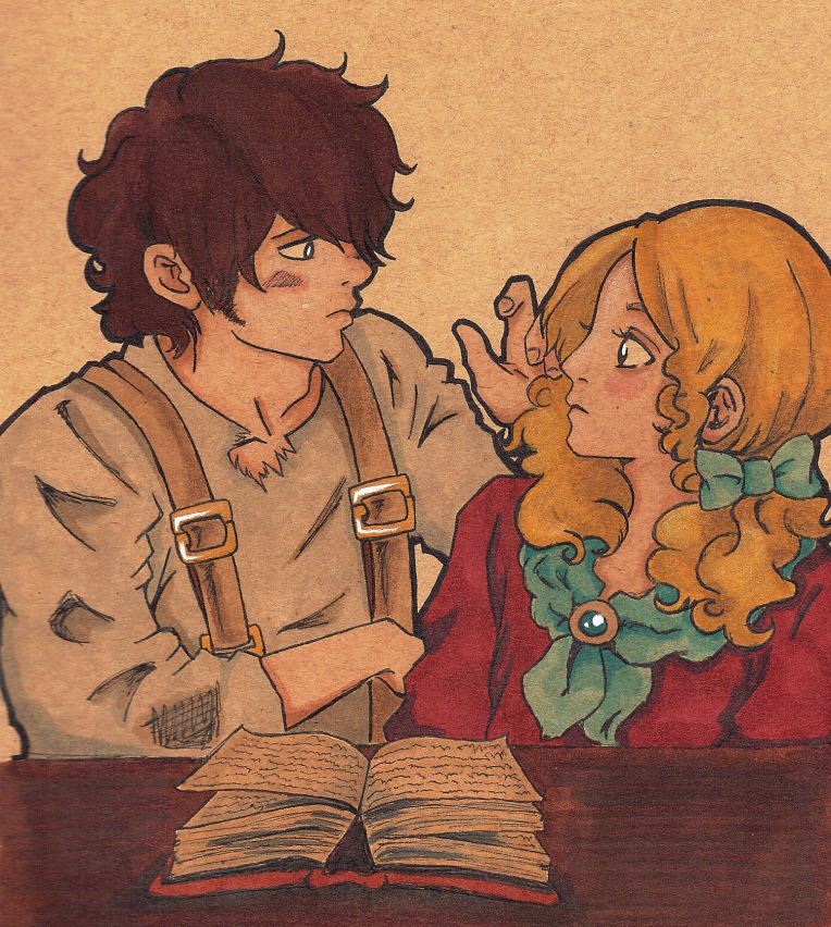 That part where Hareton is transfixed by Catherine and reaches out to touch her hair... *squee*