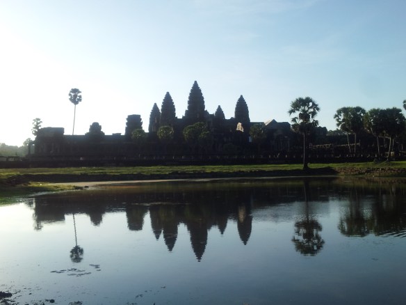 This is the sort of photo people try to get, where the temple is reflected on the lake in front... yeah we all tried!